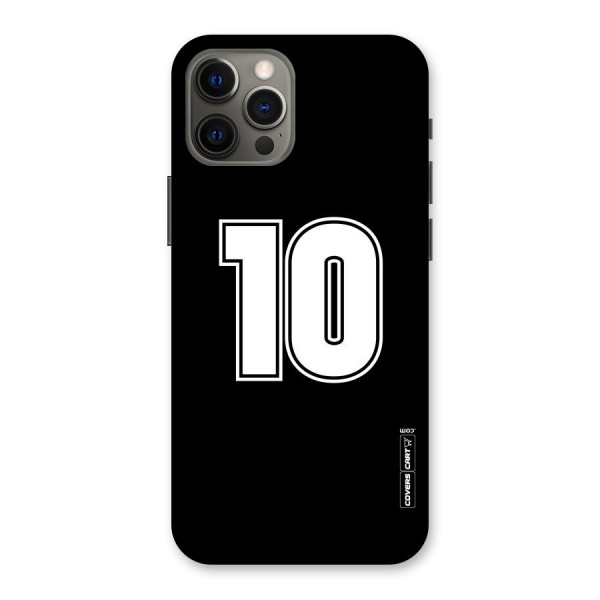 Number 10 Back Case for iPhone 12 Pro Max