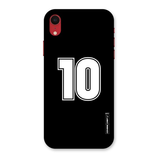Number 10 Back Case for iPhone XR