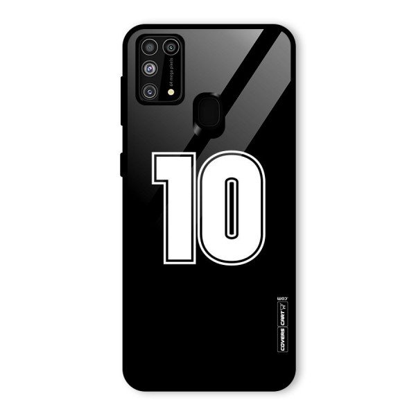 Number 10 Glass Back Case for Galaxy M31