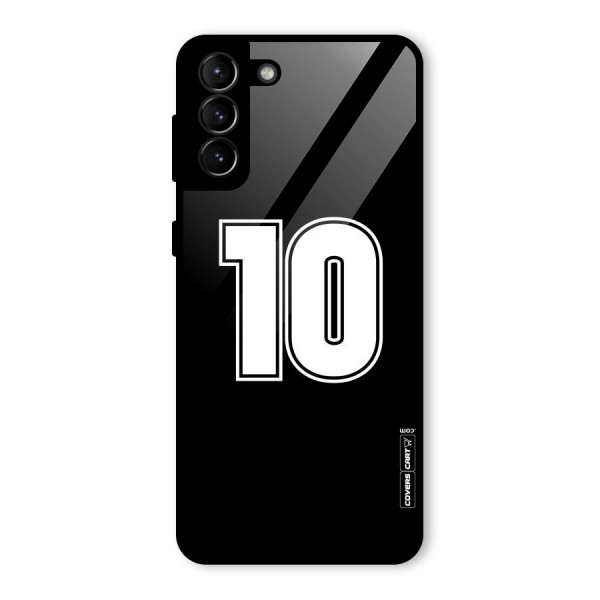 Number 10 Glass Back Case for Galaxy S21 Plus