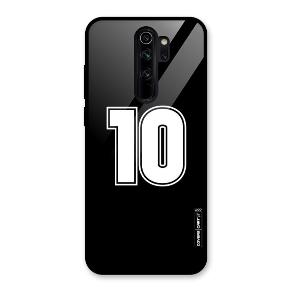 Number 10 Glass Back Case for Redmi Note 8 Pro