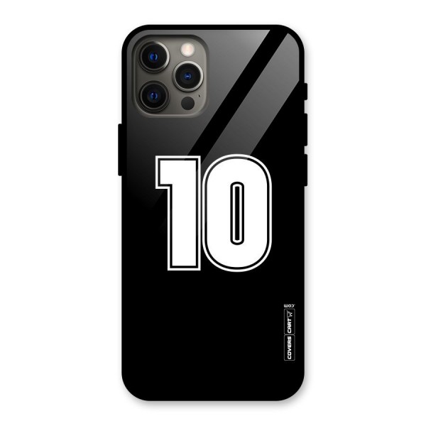 Number 10 Glass Back Case for iPhone 12 Pro Max