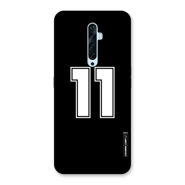 Number 11 Back Case for Oppo Reno2 F