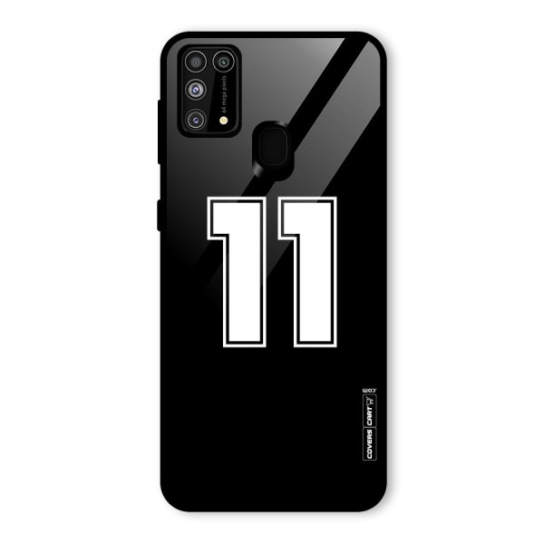 Number 11 Glass Back Case for Galaxy M31
