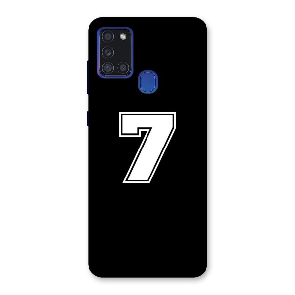 Number 7 Back Case for Galaxy A21s