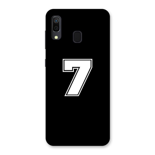Number 7 Back Case for Galaxy A30