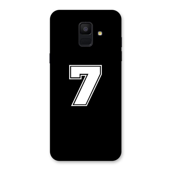 Number 7 Back Case for Galaxy A6 (2018)