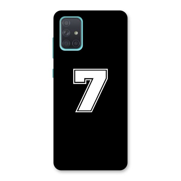 Number 7 Back Case for Galaxy A71