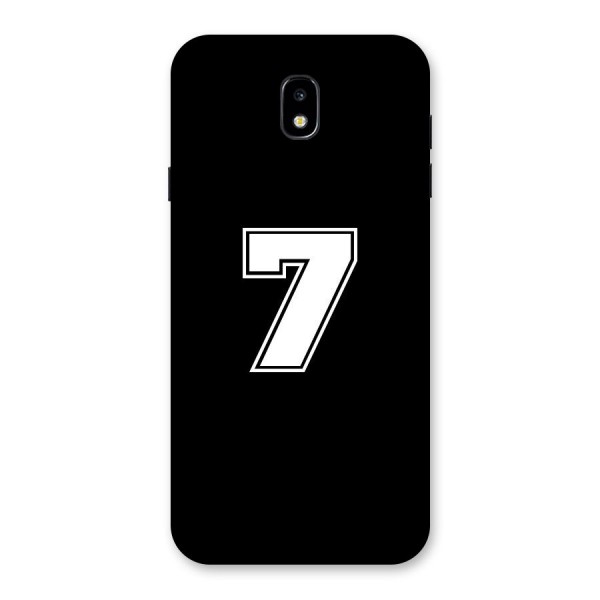Number 7 Back Case for Galaxy J7 Pro
