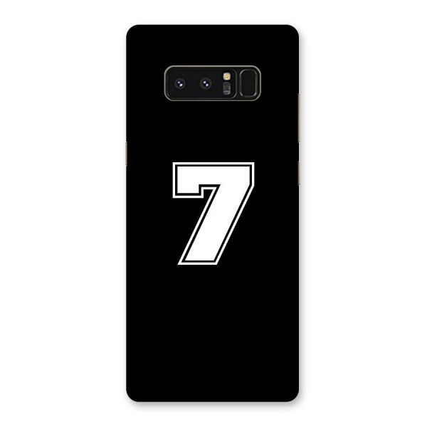 Number 7 Back Case for Galaxy Note 8