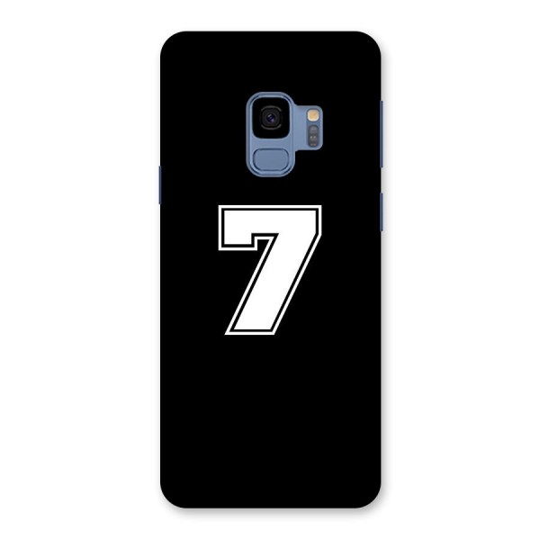 Number 7 Back Case for Galaxy S9