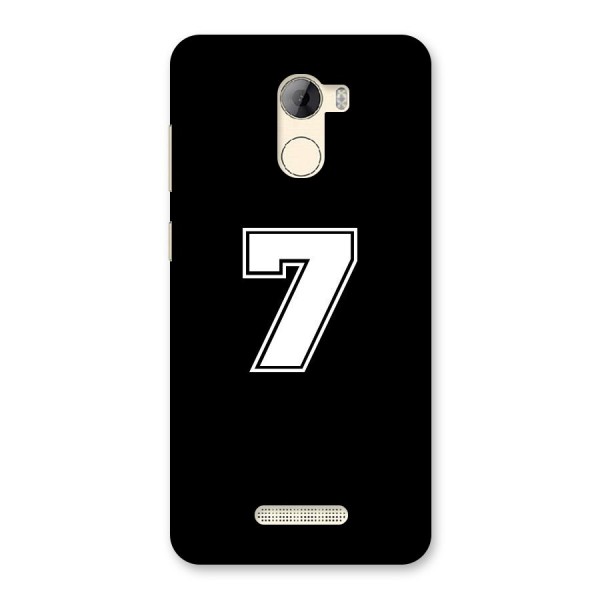 Number 7 Back Case for Gionee A1 LIte