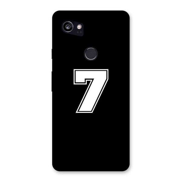 Number 7 Back Case for Google Pixel 2 XL