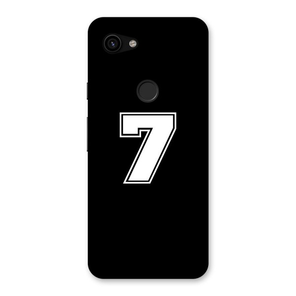 Number 7 Back Case for Google Pixel 3a