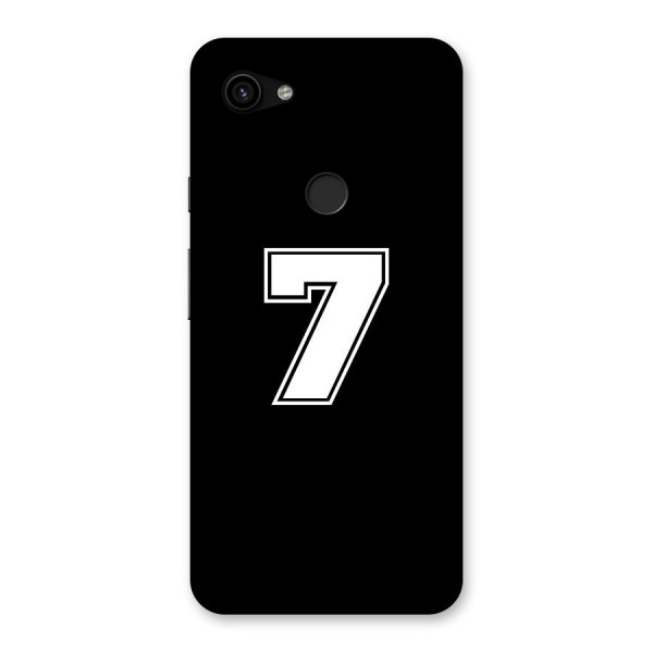 Number 7 Back Case for Google Pixel 3a XL