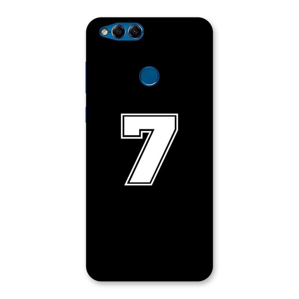 Number 7 Back Case for Honor 7X