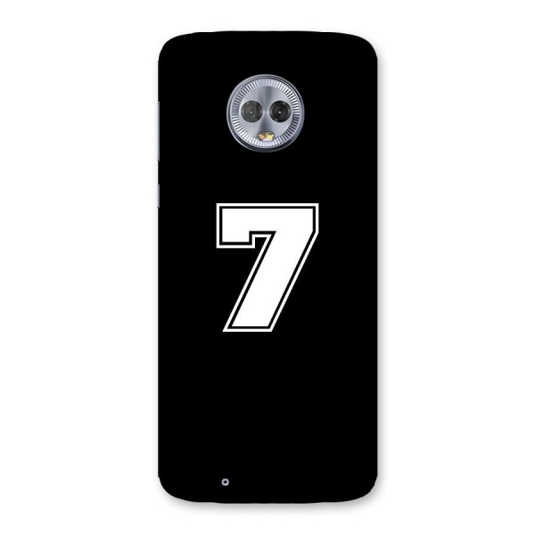 Number 7 Back Case for Moto G6