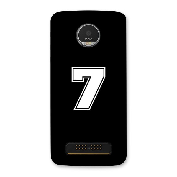 Number 7 Back Case for Moto Z Play