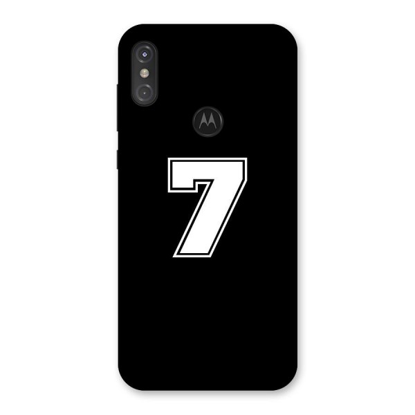 Number 7 Back Case for Motorola One Power