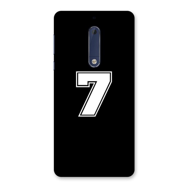 Number 7 Back Case for Nokia 5