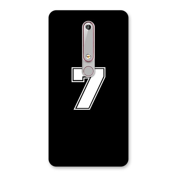 Number 7 Back Case for Nokia 6.1
