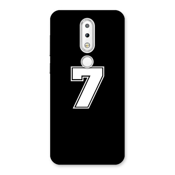 Number 7 Back Case for Nokia 6.1 Plus