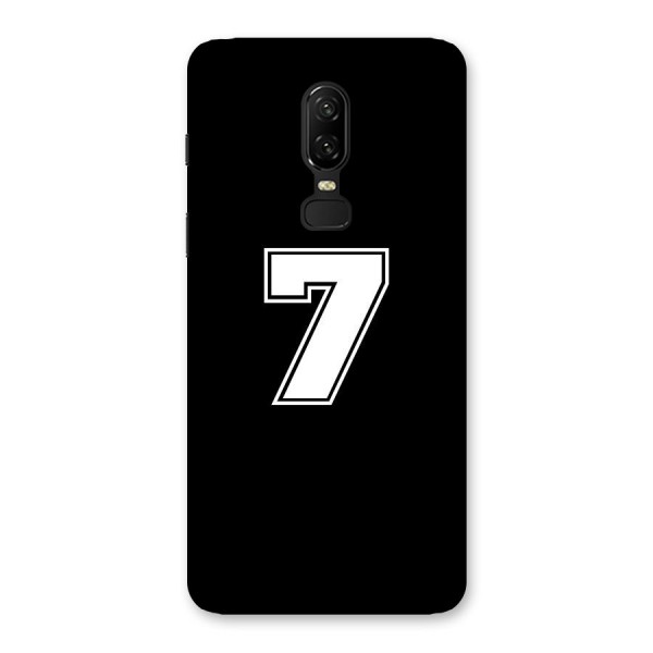 Number 7 Back Case for OnePlus 6