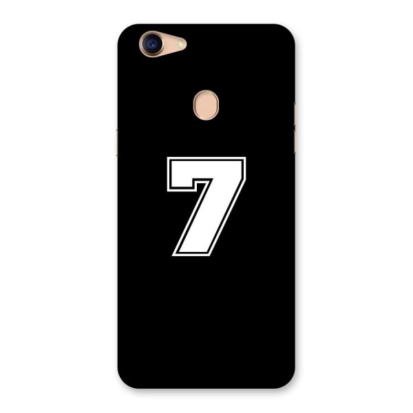 Number 7 Back Case for Oppo F5 Youth
