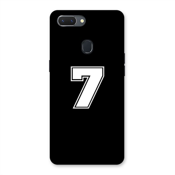 Number 7 Back Case for Oppo Realme 2