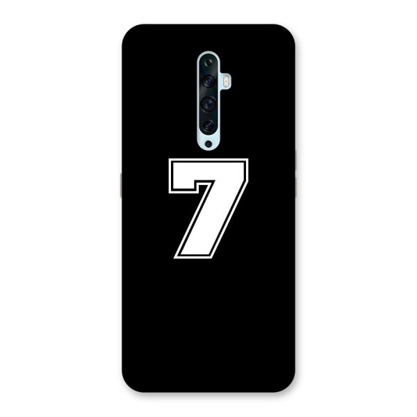 Number 7 Back Case for Oppo Reno2 F