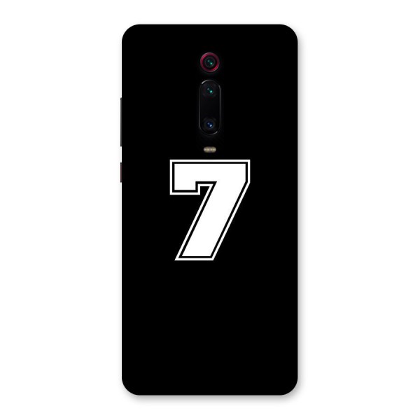 Number 7 Back Case for Redmi K20 Pro