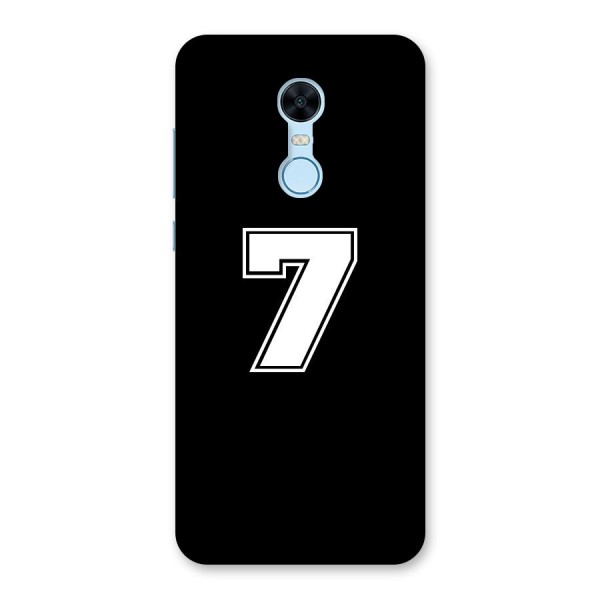 Number 7 Back Case for Redmi Note 5