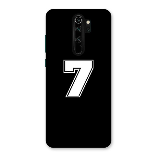 Number 7 Back Case for Redmi Note 8 Pro