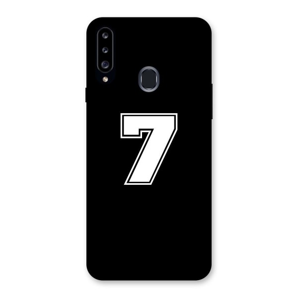 Number 7 Back Case for Samsung Galaxy A20s