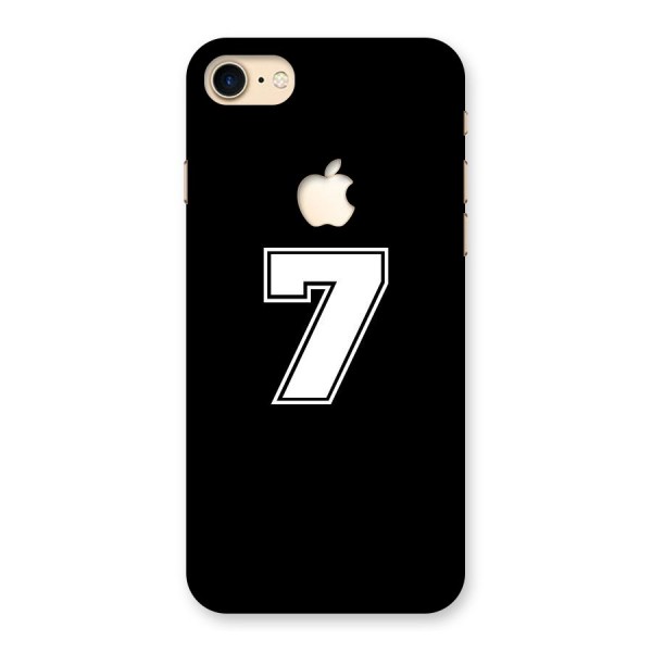 Number 7 Back Case for iPhone 7 Apple Cut