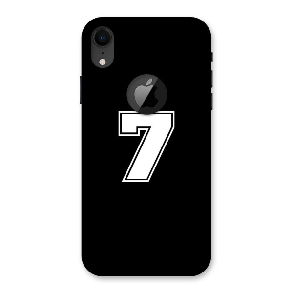 Number 7 Back Case for iPhone XR Logo Cut