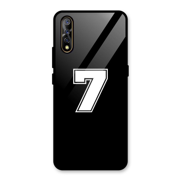 Number 7 Glass Back Case for Vivo Z1x