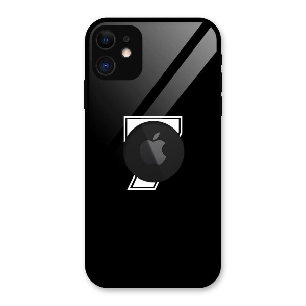 Number 7 Glass Back Case for iPhone 11 Logo Cut