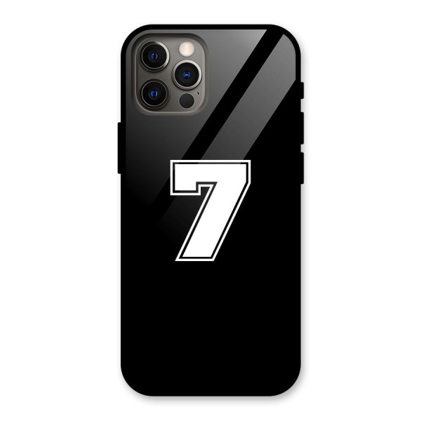Number 7 Glass Back Case for iPhone 12 Pro