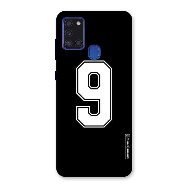 Number 9 Back Case for Galaxy A21s