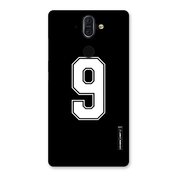 Number 9 Back Case for Nokia 8 Sirocco