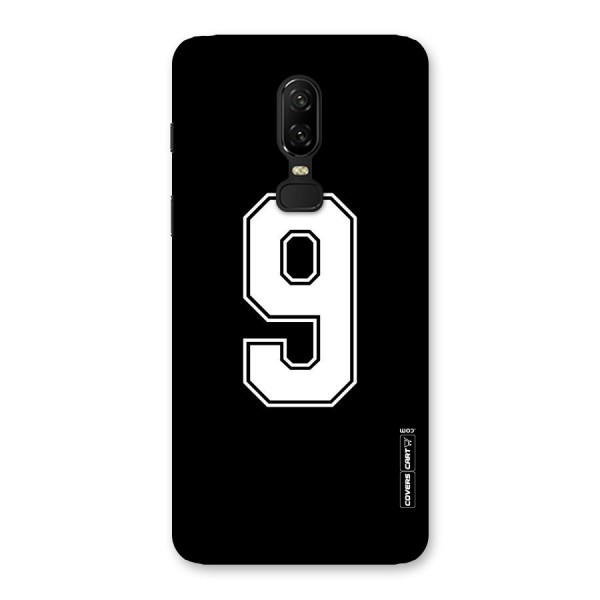 Number 9 Back Case for OnePlus 6