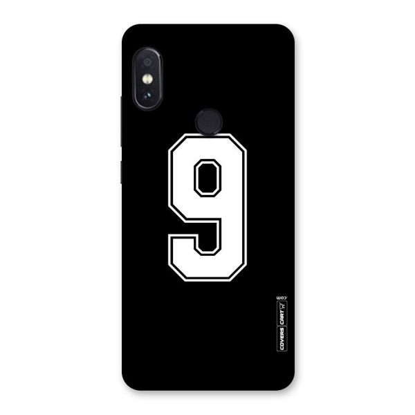 Number 9 Back Case for Redmi Note 5 Pro