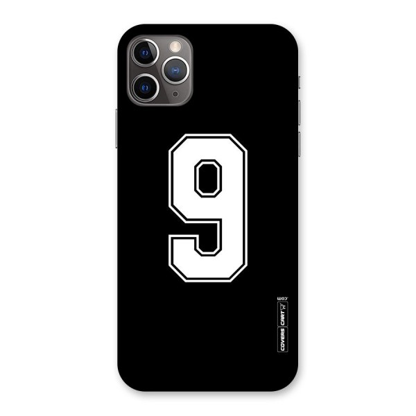Number 9 Back Case for iPhone 11 Pro Max