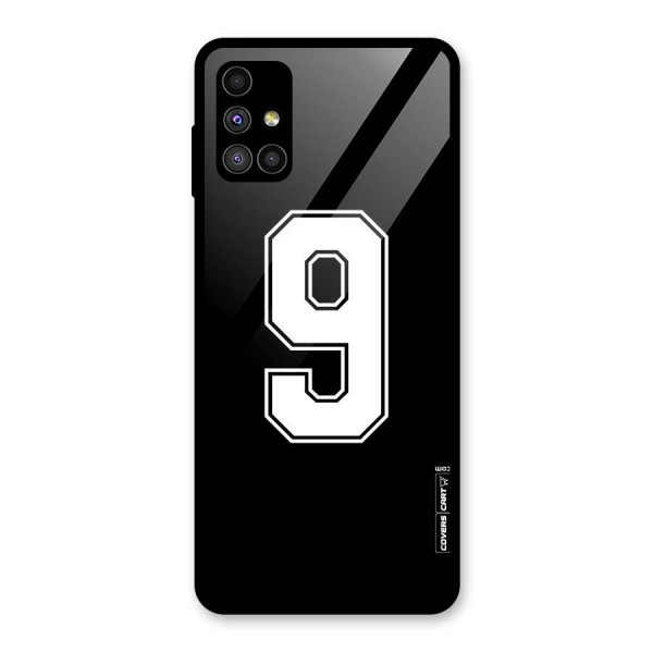 Number 9 Glass Back Case for Galaxy M51