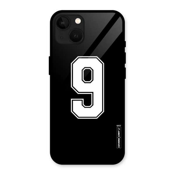 Number 9 Glass Back Case for iPhone 13