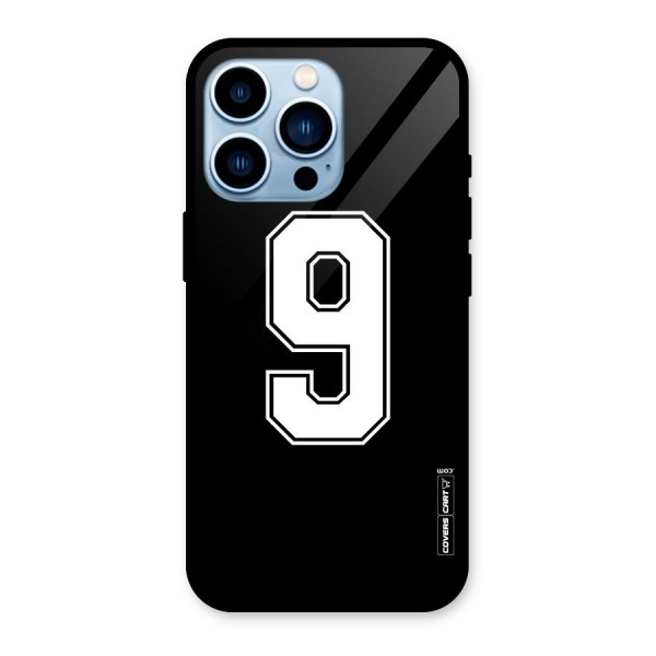 Number 9 Glass Back Case for iPhone 13 Pro