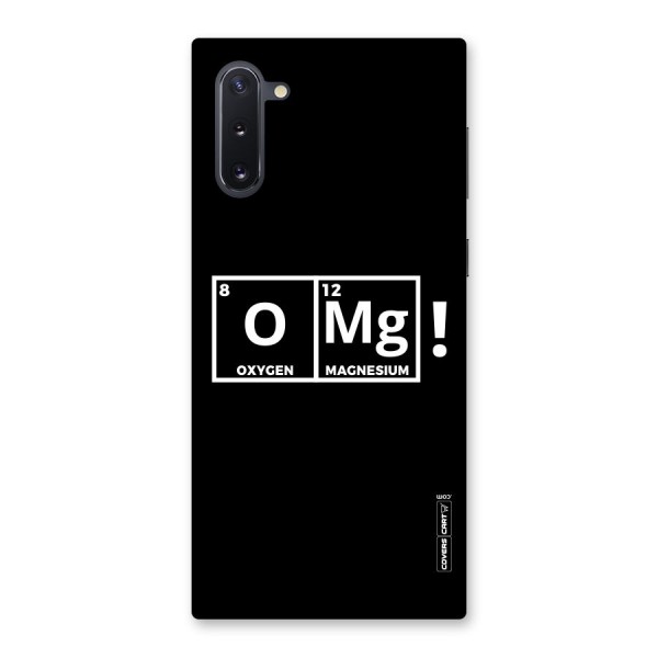 OMG Chemistry Pun Back Case for Galaxy Note 10