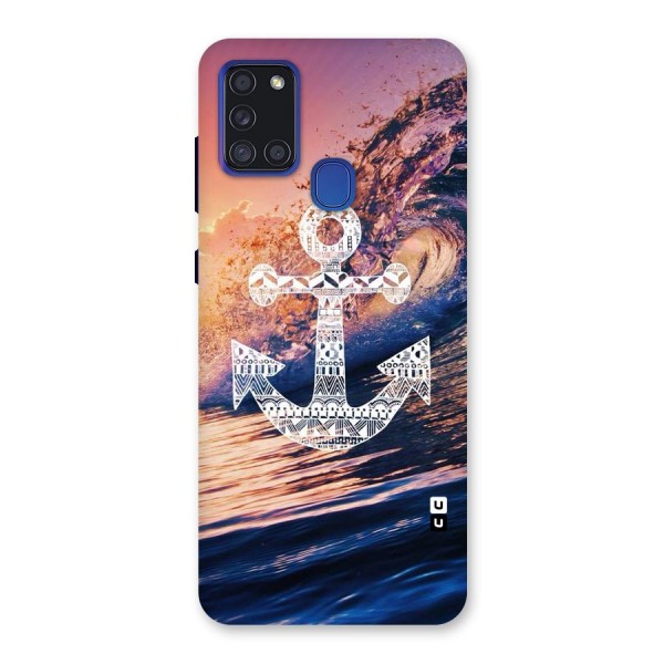 Ocean Anchor Wave Back Case for Galaxy A21s