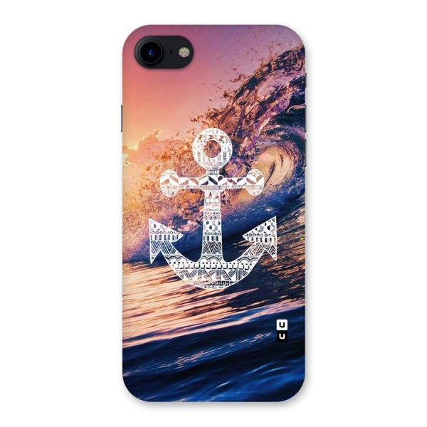 Ocean Anchor Wave Back Case for iPhone SE 2020